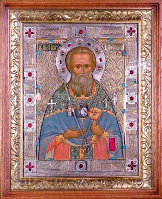 икона святого праведного Иоанна Кронштадтского